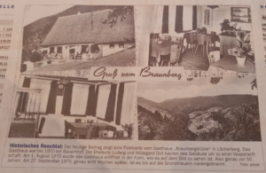 Braunbergstüble … wie alles begann